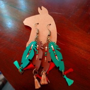 One of a kind handmade earrings